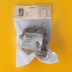 Buddy Natural  coffee Wood Dog Chew With Rope‎